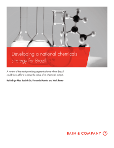 Developing a national chemicals strategy for Brazil
