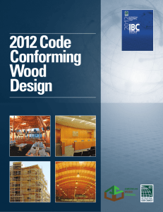 2012 Code Conforming Wood Design