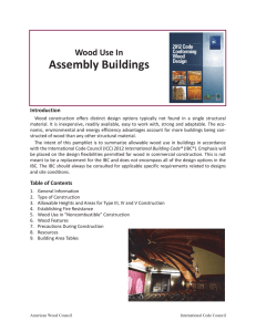 Assembly Buildings Wood Use In Introduction