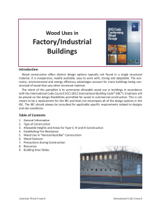 Factory/Industrial Buildings Wood Uses in Introduction