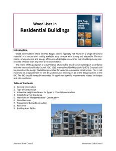 Residential Buildings Wood Uses In Introduction