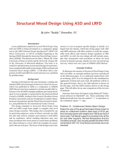 Structural Wood Design Using ASD and LRFD