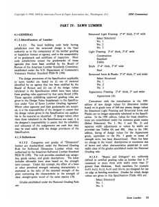 IV: SAWN LUMBER PART