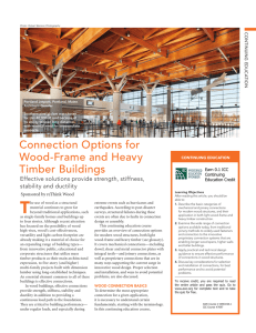 T Connection Options for Wood-Frame and Heavy