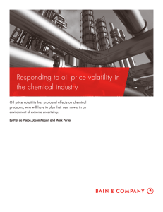 Responding to oil price volatility in the chemical industry