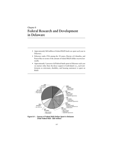 Federal Research and Development in Delaware Chapter 8
