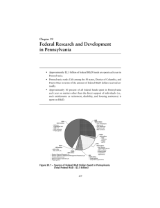 Federal Research and Development in Pennsylvania Chapter 39