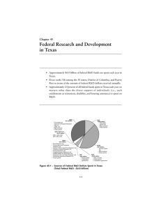 Federal Research and Development in Texas Chapter 45