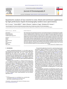 Journal of Chromatography B