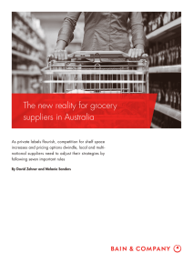 The new reality for grocery suppliers in Australia