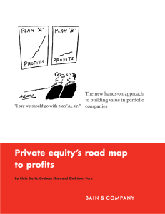 Private equity’s road map to profits The new hands-on approach