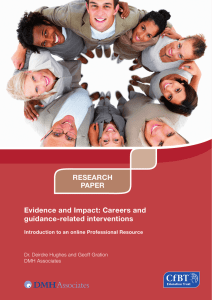 Evidence and Impact: Careers and guidance-related interventions RESEARCH PAPER