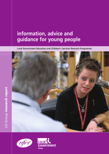 information, advice and guidance for young people r p