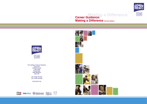 Making a Difference Career Guidance: Second Edition