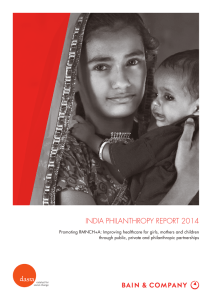 INDIA PHILANTHROPY REPORT 2014