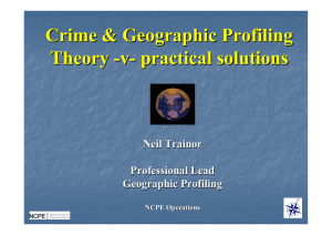 Crime &amp; Geographic Profiling Theory - v