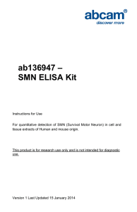 ab136947 – SMN ELISA Kit