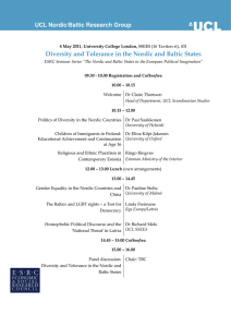 Diversity and Tolerance in the Nordic and Baltic States