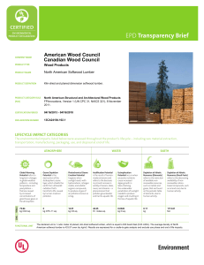 transparency brief American Wood Council