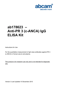 ab178623  – Anti-PR 3 (c-ANCA) IgG ELISA Kit