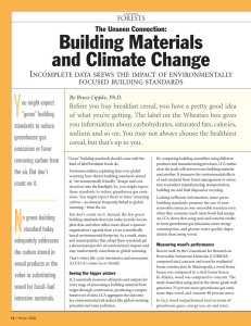 Y Building Materials and Climate Change I