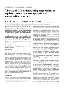 The use of GIS and modelling approaches in conservation: a review