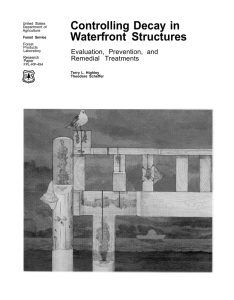 Controlling Decay in Waterfront Structures Evaluation, Prevention, and Remedial Treatments
