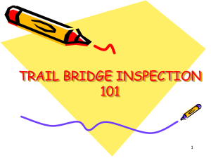 TRAIL BRIDGE INSPECTION 101 1