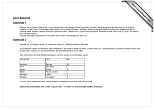 Unit 1 Exercises  EXERCISE 1 www.XtremePapers.com