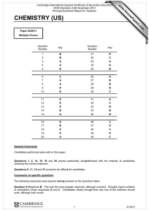 Cambridge International General Certificate of Secondary Education