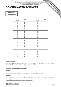 Cambridge International General Certificate of Secondary Education