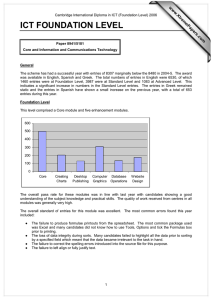 ICT FOUNDATION LEVEL www.XtremePapers.com