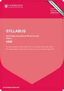 SYLLABUS 9389