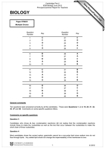 BIOLOGY www.XtremePapers.com