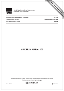 MAXIMUM MARK: 100 www.XtremePapers.com Cambridge International Examinations 9771/02