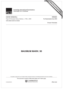 MAXIMUM MARK: 90 www.XtremePapers.com Cambridge International Examinations 9769/02C