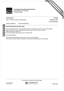 www.XtremePapers.com Cambridge International Examinations 9773/02 Cambridge Pre-U Certificate