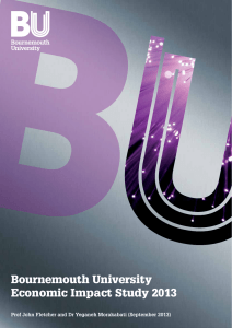 Bournemouth University Economic Impact Study 2013