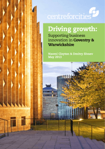 Driving growth: Supporting business Coventry &amp; innovation in