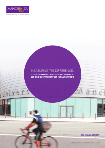 MEASURInG THE dIFFEREnCE: THE ECOnOMIC And SOCIAL IMPACT SUMMARy REPORT