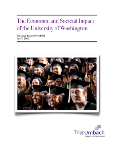 The Economic and Societal Impact of the University of Washington