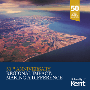 50 ANNIVERSARY REGIONAL IMPACT: MAKING A DIFFERENCE