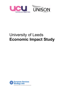 University of Leeds Economic Impact Study