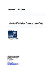 University of Strathclyde Economic Impact Study  B GGAR Economics