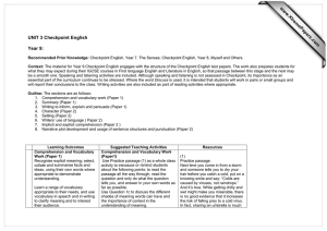 UNIT 3 Year 9:  www.XtremePapers.com