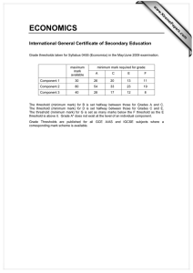 ECONOMICS International General Certificate of Secondary Education www.XtremePapers.com
