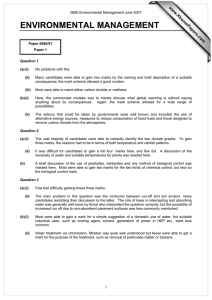 ENVIRONMENTAL MANAGEMENT www.XtremePapers.com