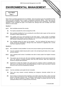 ENVIRONMENTAL MANAGEMENT www.XtremePapers.com