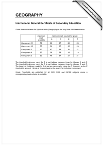 GEOGRAPHY International General Certificate of Secondary Education www.XtremePapers.com