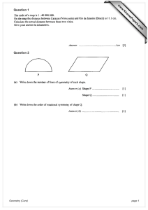 Question 1 Question 2 www.XtremePapers.com Geometry (Core)